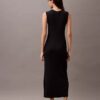 Viscose Rib Maxi Dress