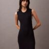 Viscose Rib Maxi Dress