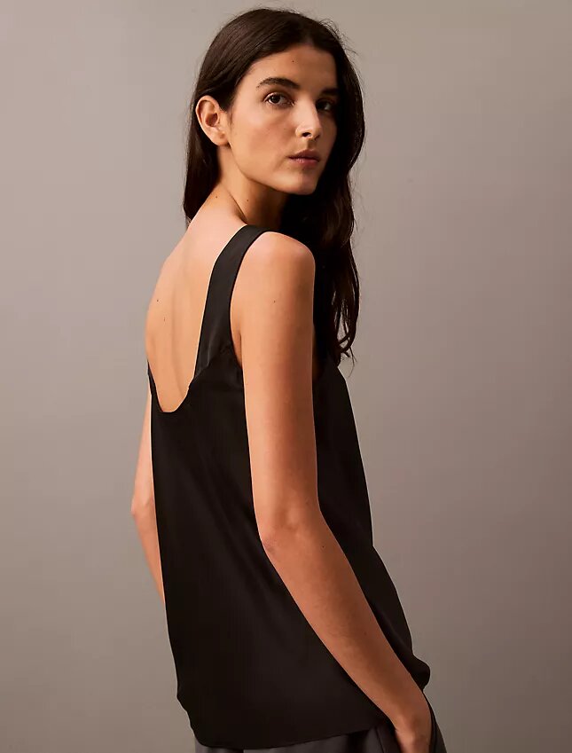Viscose Satin Tank Top Viscose Satin Tank Top