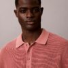 Waffle Cotton Polo Sweater Waffle Cotton Polo Sweater