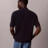 Waffle Cotton Polo Sweater Waffle Cotton Polo Sweater