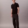 Waffle Knit Classic Polo Shirt