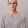 Waffle Knit Henley Sleep Tee Waffle Knit Henley Sleep Tee