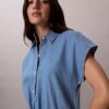 Washed Chambray Romper Washed Chambray Romper