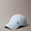 Washed Denim Embroidered Logo Baseball Cap Washed Denim Embroidered Logo Baseball Cap