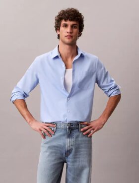 Washed Poplin Classic Button-Down Shirt