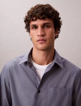 Washed Poplin Classic Button-Down Shirt