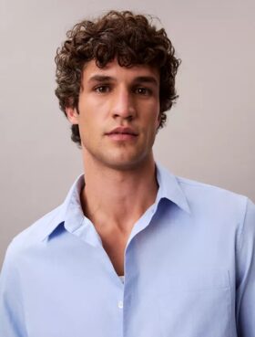 Washed Poplin Classic Button-Down Shirt