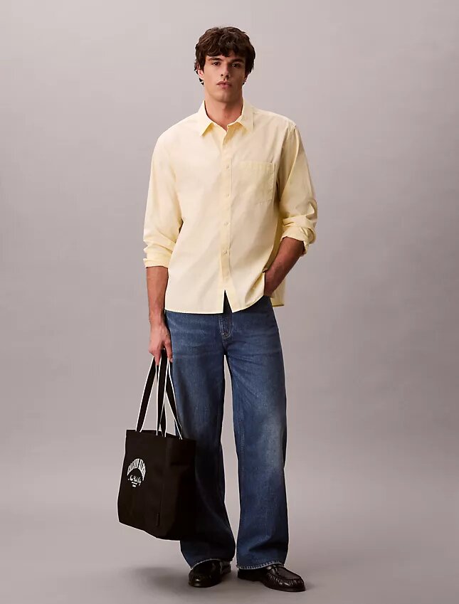 Washed Poplin Relaxed Button-Down Shirt Washed Poplin Relaxed Button-Down Shirt