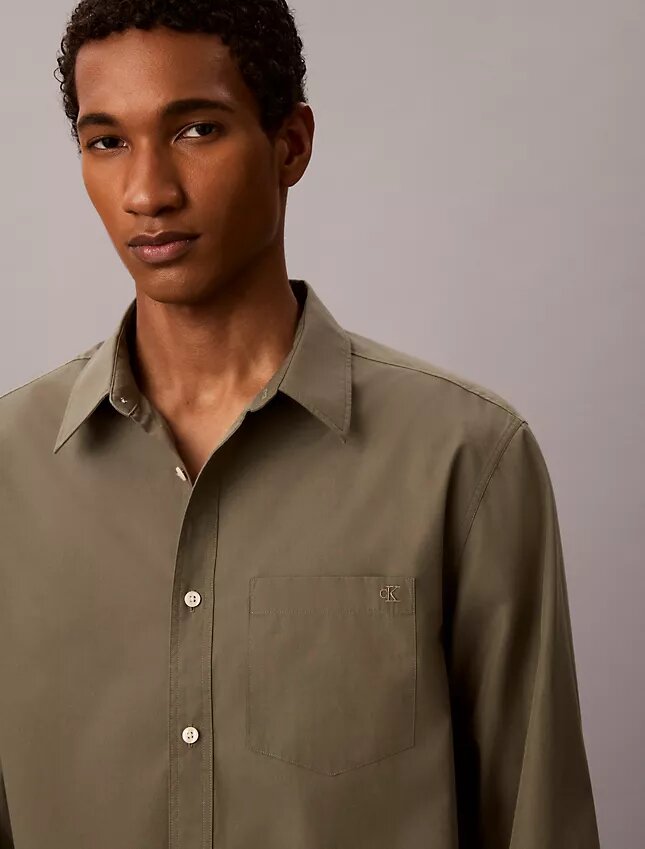 Washed Poplin Relaxed Button-Down Shirt Washed Poplin Relaxed Button-Down Shirt