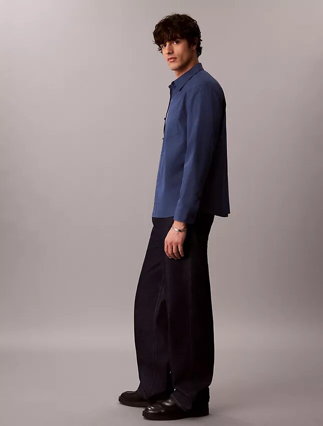 Washed Poplin Relaxed Button-Down Shirt Washed Poplin Relaxed Button-Down Shirt