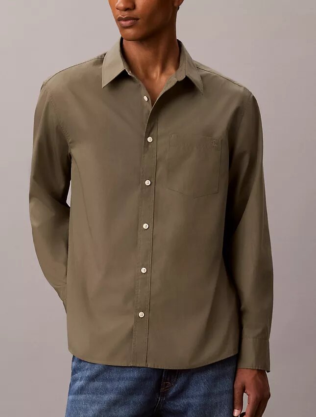 Washed Poplin Relaxed Button-Down Shirt Washed Poplin Relaxed Button-Down Shirt