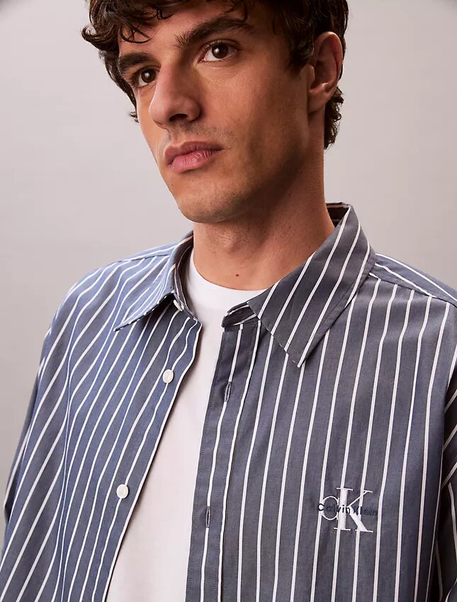 Washed Poplin Stripe Button-Down Shirt Washed Poplin Stripe Button-Down Shirt