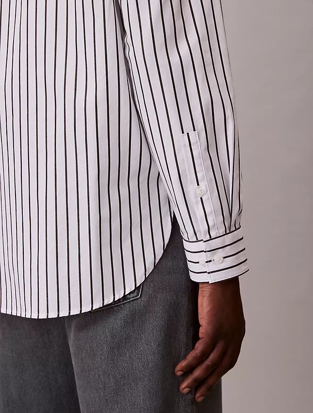Washed Poplin Stripe Button-Down Shirt Washed Poplin Stripe Button-Down Shirt