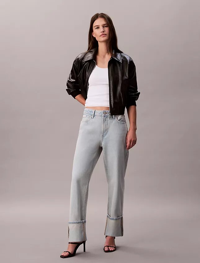 Wide Cuff Relaxed Jeans Wide Cuff Relaxed Jeans