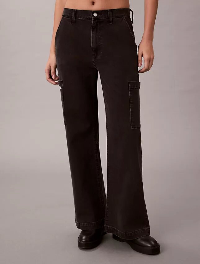 Wide Leg Cargo Jeans Wide Leg Cargo Jeans