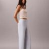 Wide Leg Cropped Chino Pant