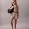 Wool Blend Herringbone Utility Shorts Wool Blend Herringbone Utility Shorts