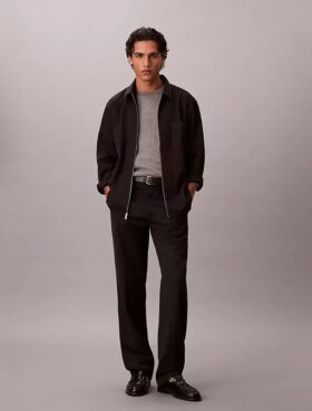 Wool Blend Relaxed Shirt Jacket