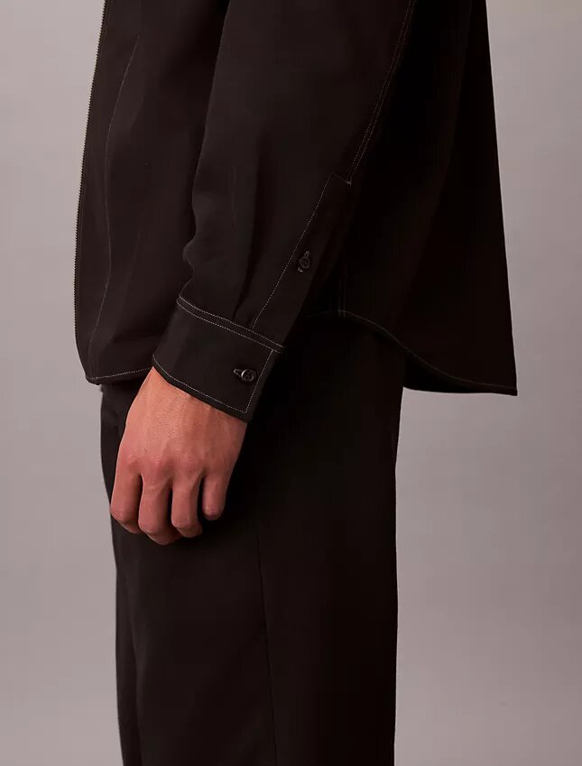 Wool Blend Relaxed Shirt Jacket Wool Blend Relaxed Shirt Jacket
