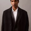 Wool Blend Single-Breasted Blazer