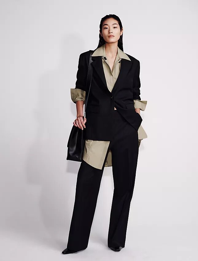 Wool Blend Tailored Pants Wool Blend Tailored Pants