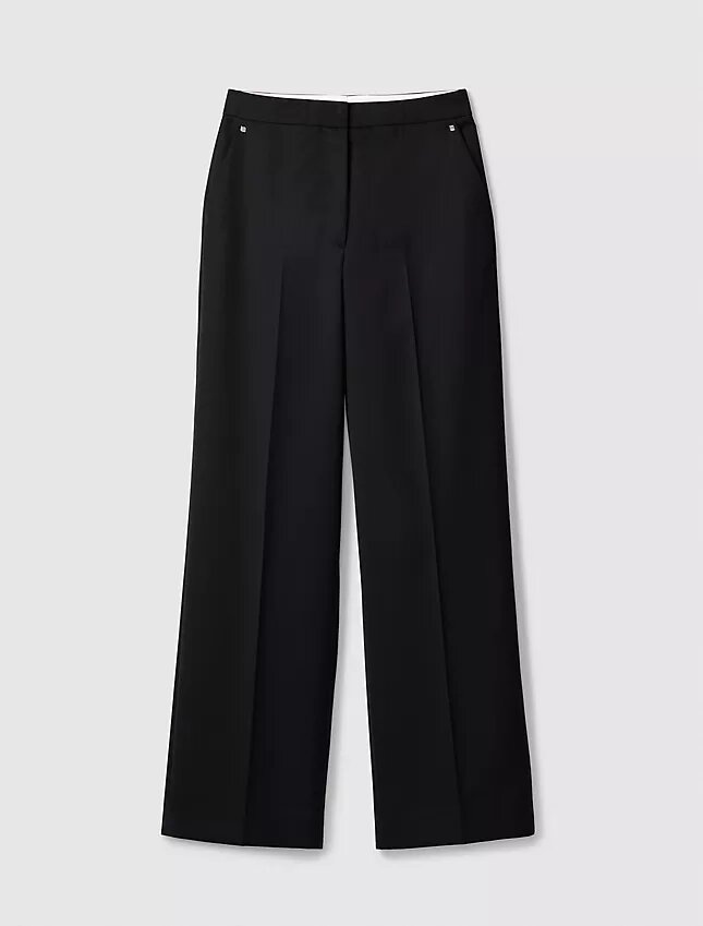 Wool Blend Tailored Pants Wool Blend Tailored Pants