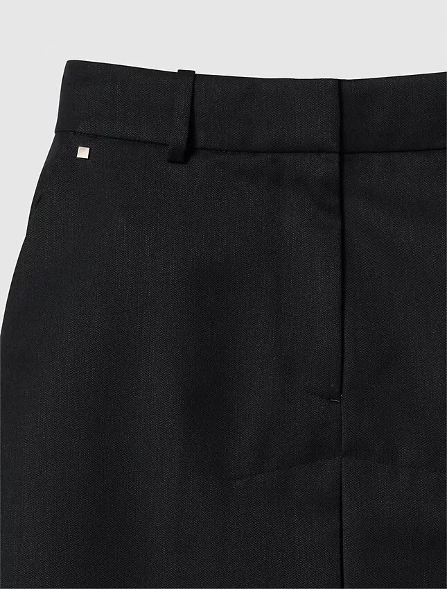 Wool Blend Tailored Skirt Wool Blend Tailored Skirt