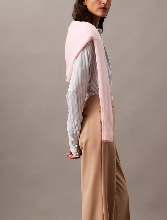 Wool Gabardine Blend Flared Pants Wool Gabardine Blend Flared Pants