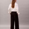 Wool Gabardine Wide Leg Trouser Wool Gabardine Wide Leg Trouser