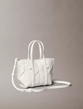 Woven Mini Tote Crossbody Bag