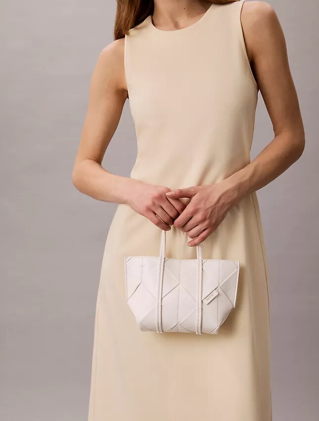Woven Mini Tote Crossbody Bag Woven Mini Tote Crossbody Bag