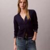 Woven Monologo Cable Cardigan