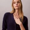 Woven Monologo Cable Cardigan