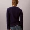 Woven Monologo Cable Cardigan