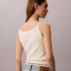 Woven Monologo Cable Knit Tank