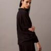Woven Viscose Button-Down Sleep Shirt Woven Viscose Button-Down Sleep Shirt