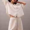 Woven Viscose Sleep Shorts Woven Viscose Sleep Shorts