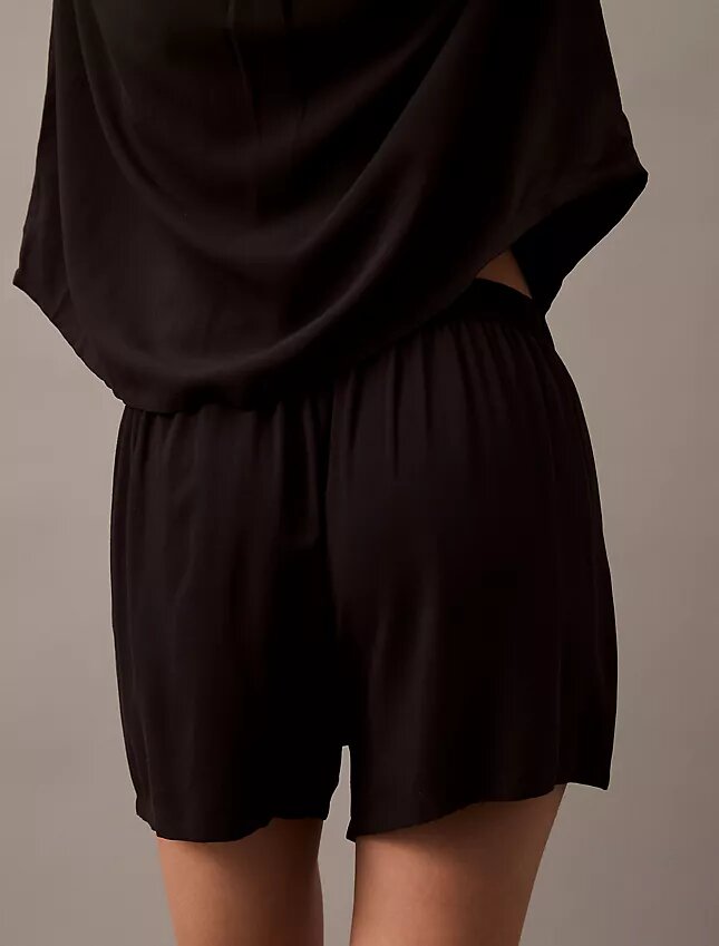 Woven Viscose Sleep Shorts Woven Viscose Sleep Shorts