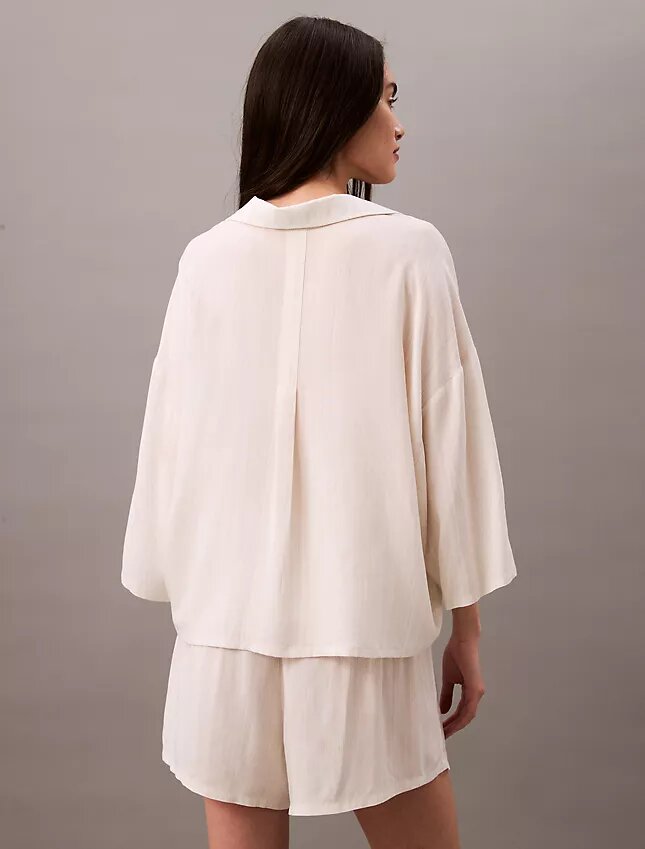 Woven Viscose Sleep Shorts Woven Viscose Sleep Shorts