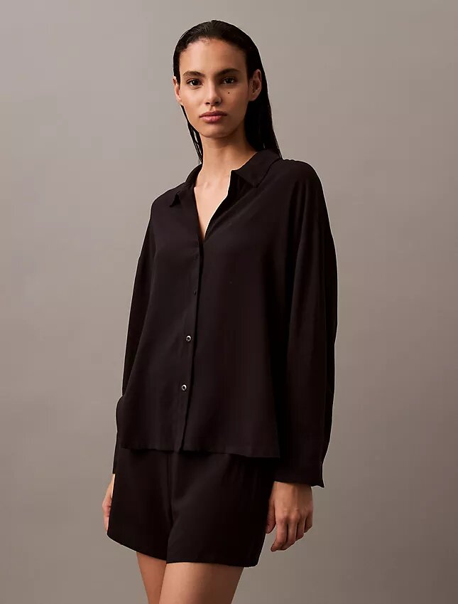 Woven Viscose Sleep Shorts Woven Viscose Sleep Shorts