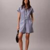 Yarn-Dyed Poplin Cotton Romper Yarn-Dyed Poplin Cotton Romper