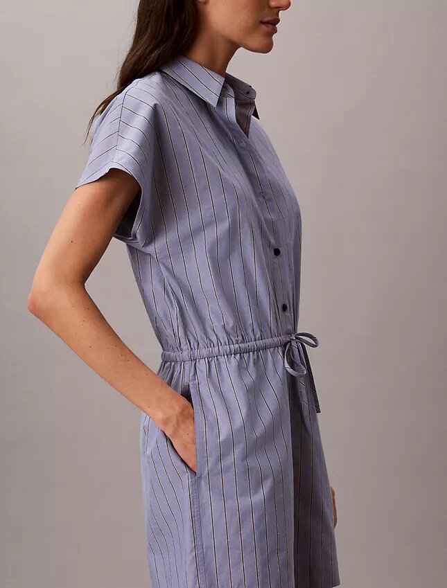 Yarn-Dyed Poplin Cotton Romper Yarn-Dyed Poplin Cotton Romper