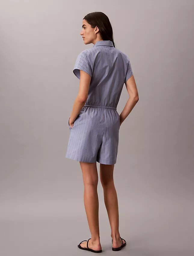 Yarn-Dyed Poplin Cotton Romper Yarn-Dyed Poplin Cotton Romper