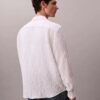 Yarn-Dyed Stripe Crinkle Relaxed Button-Down Shirt Yarn-Dyed Stripe Crinkle Relaxed Button-Down Shirt