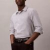 Yarn-Dyed Stripe Seersucker Classic Button-Down Shirt