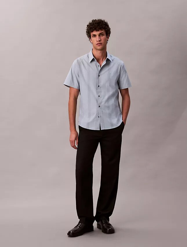 Yarn-Dyed Stripe Stretch Classic Shirt Yarn-Dyed Stripe Stretch Classic Shirt