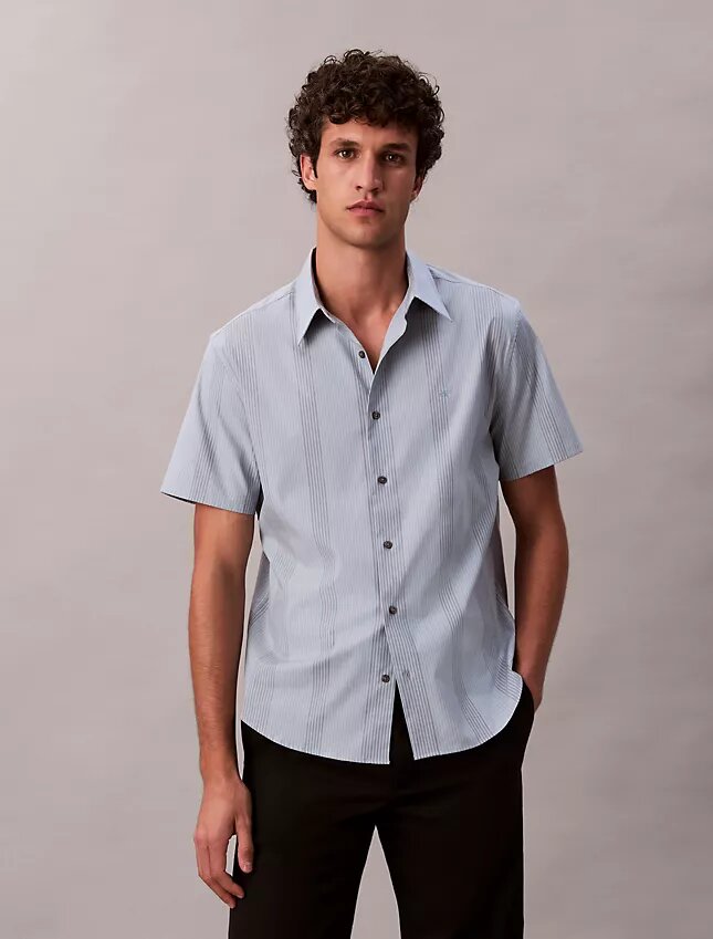 Yarn-Dyed Stripe Stretch Classic Shirt Yarn-Dyed Stripe Stretch Classic Shirt