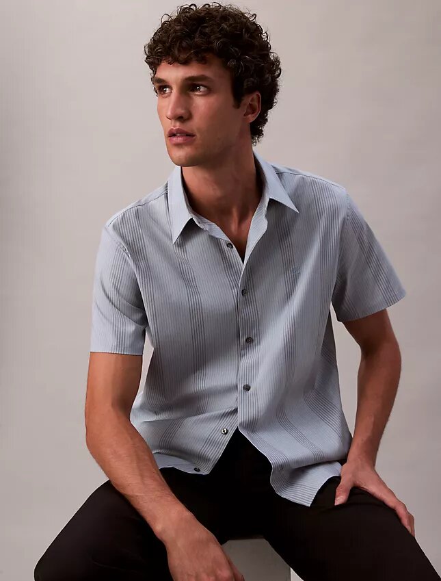 Yarn-Dyed Stripe Stretch Classic Shirt Yarn-Dyed Stripe Stretch Classic Shirt