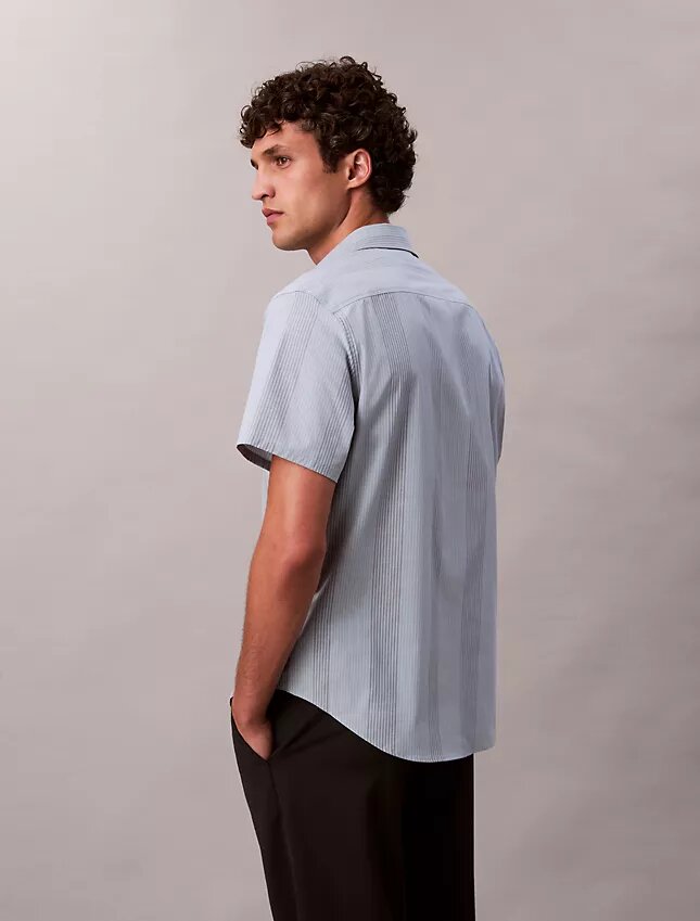 Yarn-Dyed Stripe Stretch Classic Shirt Yarn-Dyed Stripe Stretch Classic Shirt